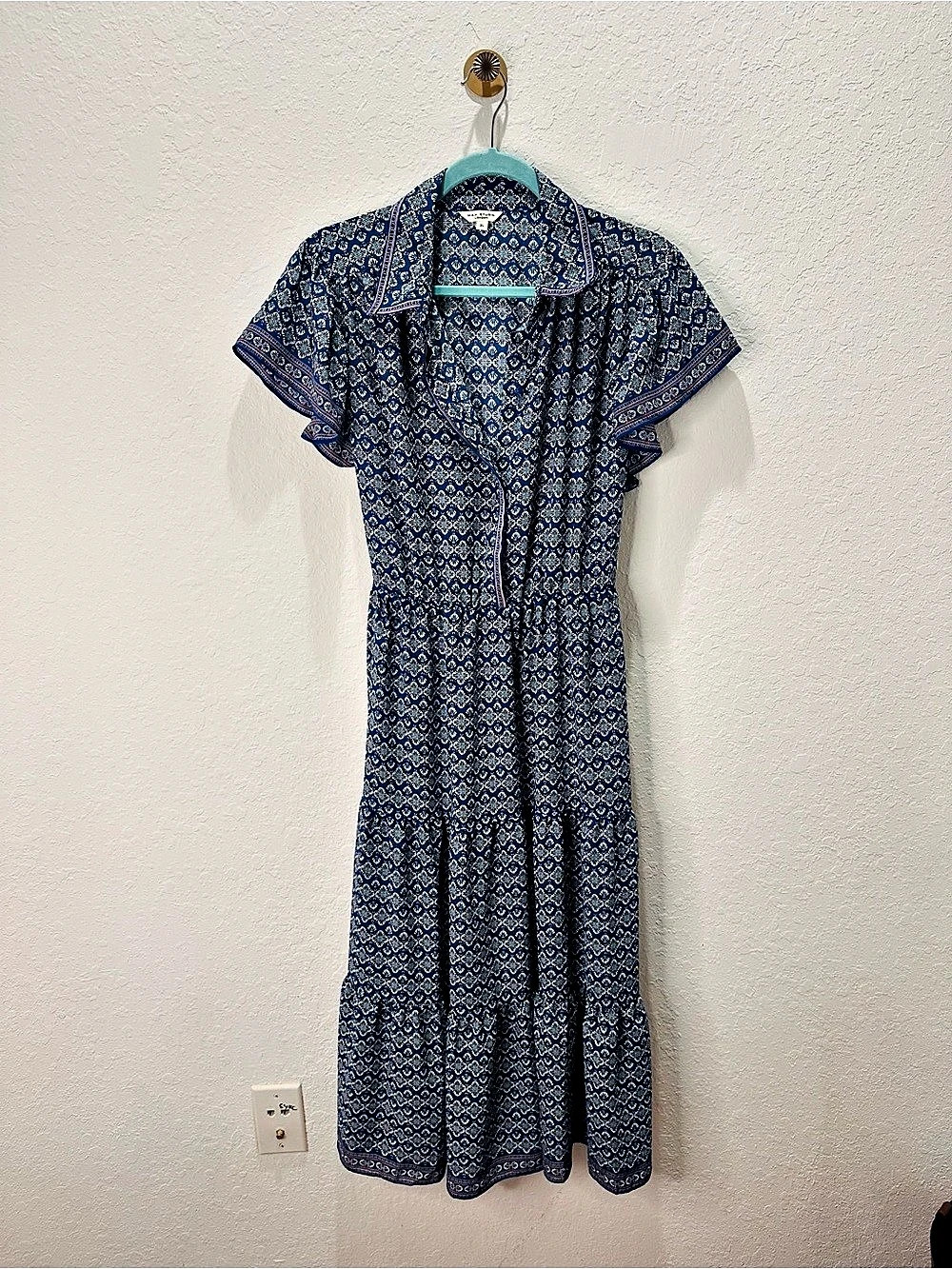 Max Studio V-Neck Midi Dress Size XL